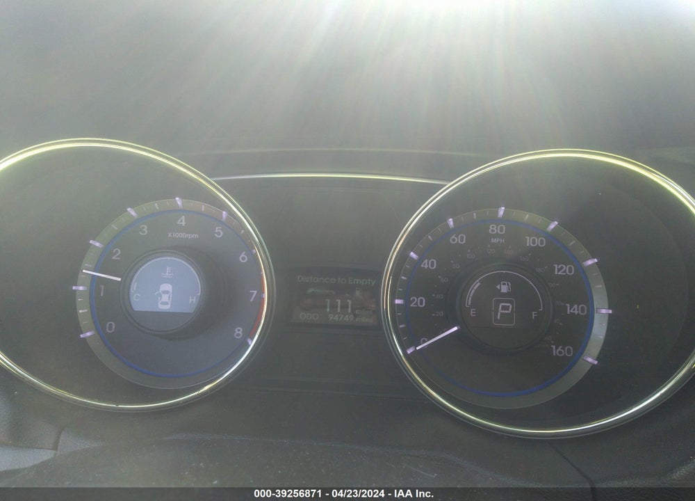 2013 HYUNDAI SONATA SE VIN: 5NPEC4AC8DH675763
