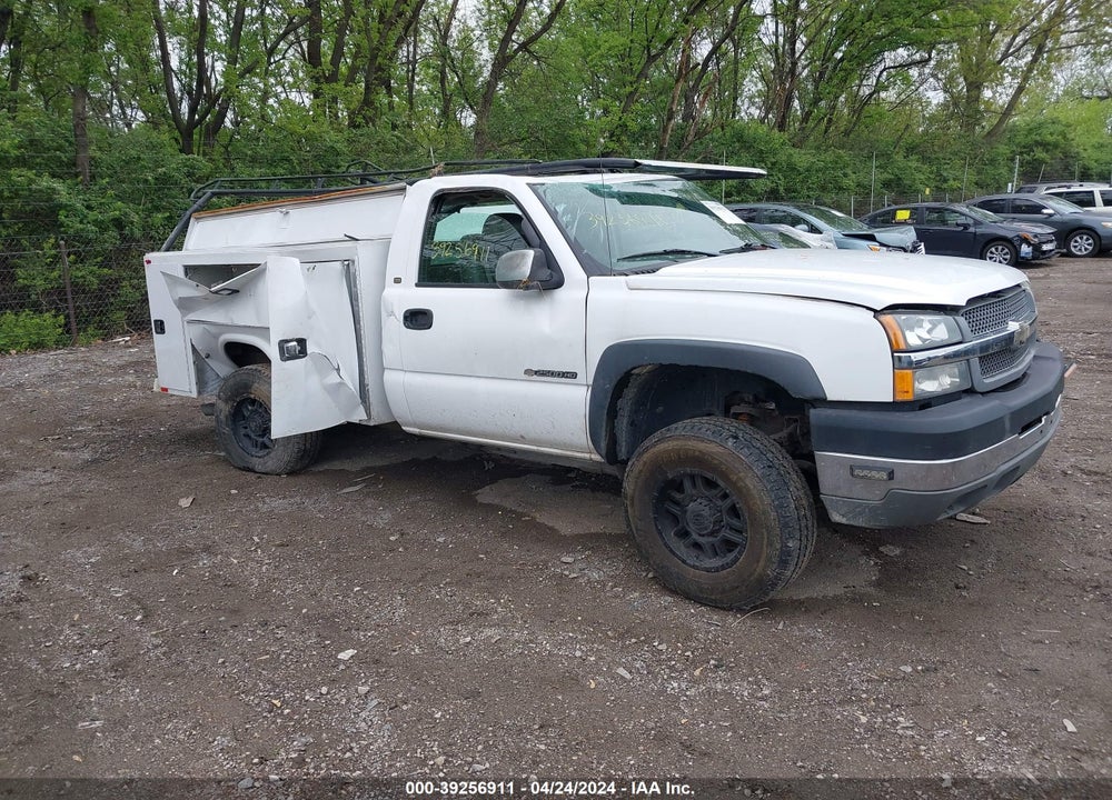 2004 CHEVROLET SILVERADO 2500HD WORK TRUCK VIN: 1GCHK24U04E236243