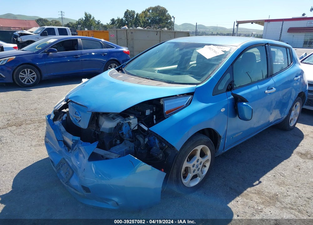 2011 NISSAN LEAF SL VIN: JN1AZ0CP6BT005436