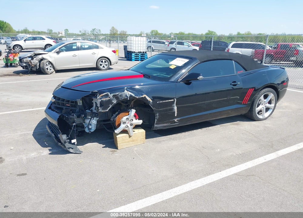 2013 CHEVROLET CAMARO 2LT VIN: 2G1FC3D35D9126205