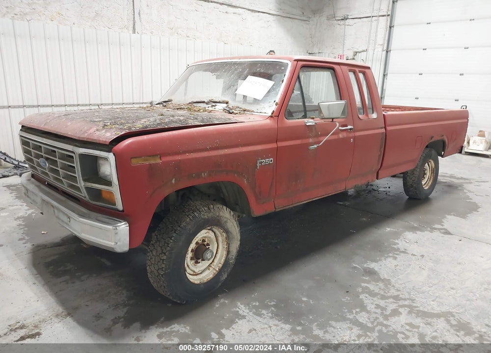 1982 FORD F250 VIN: 1FTFX26G8CKA16333