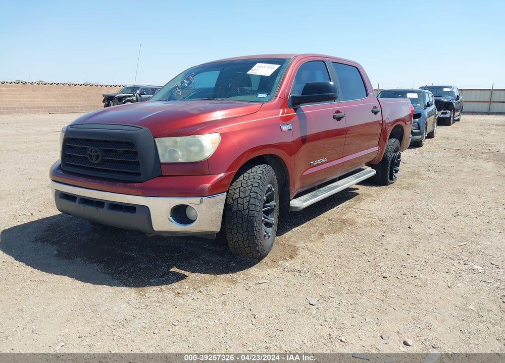 2008 TOYOTA TUNDRA SR5 5.7L V8 VIN: 5TFDV54168X032666