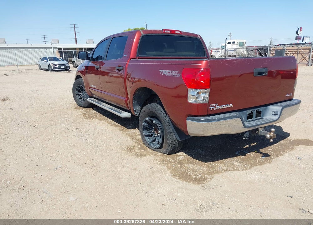 2008 TOYOTA TUNDRA SR5 5.7L V8 VIN: 5TFDV54168X032666