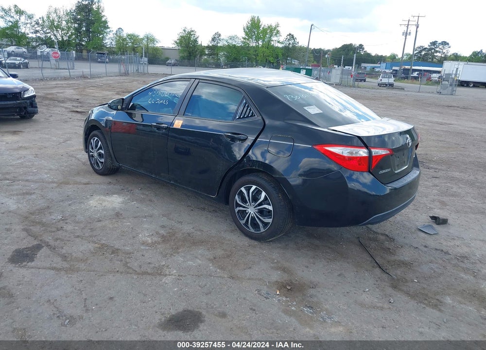 2014 TOYOTA COROLLA LE VIN: 2T1BURHE0EC203551