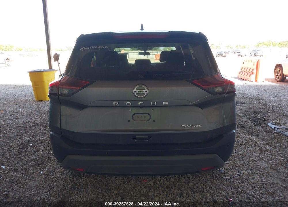 2021 NISSAN ROGUE SV INTELLIGENT AWD VIN: 5N1AT3BB3MC774934