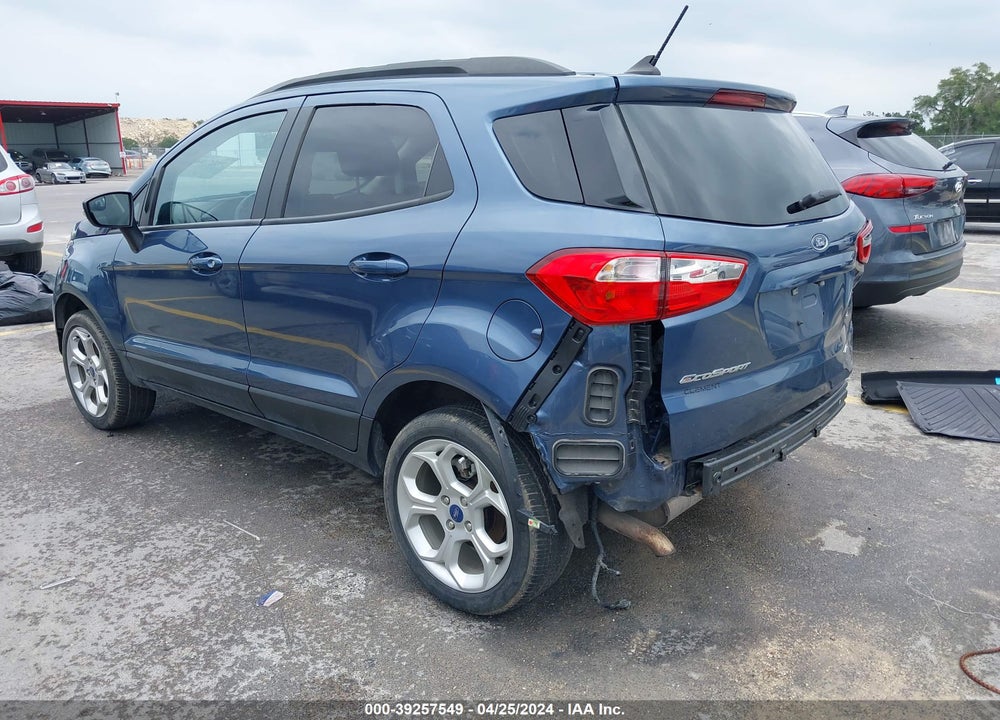 2022 FORD ECOSPORT SE VIN: MAJ6S3GL4NC462210