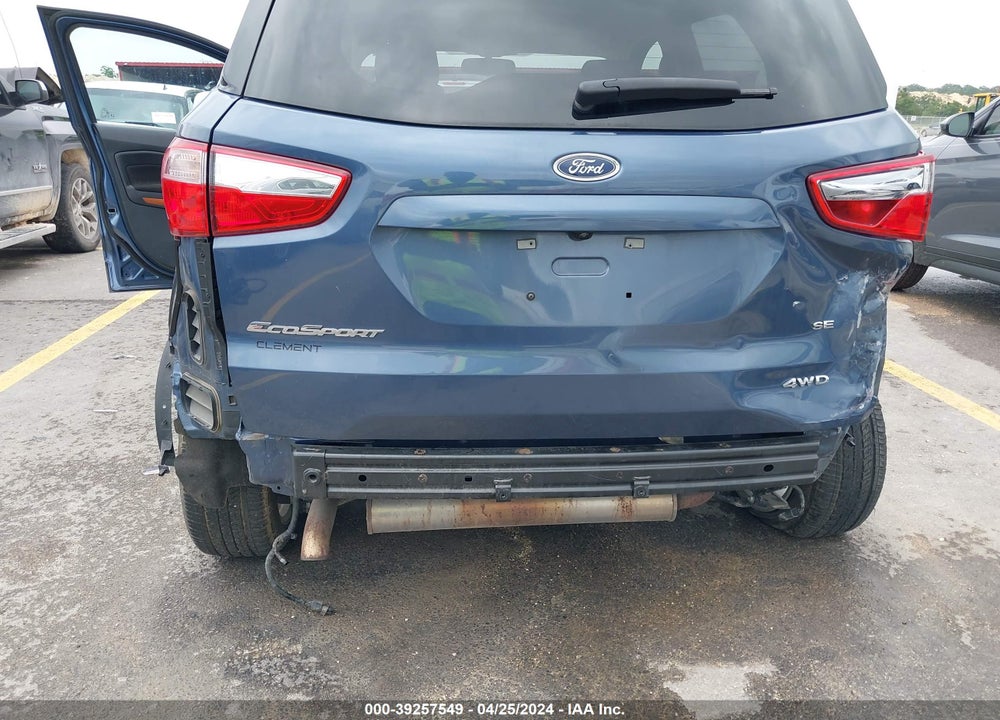 2022 FORD ECOSPORT SE VIN: MAJ6S3GL4NC462210