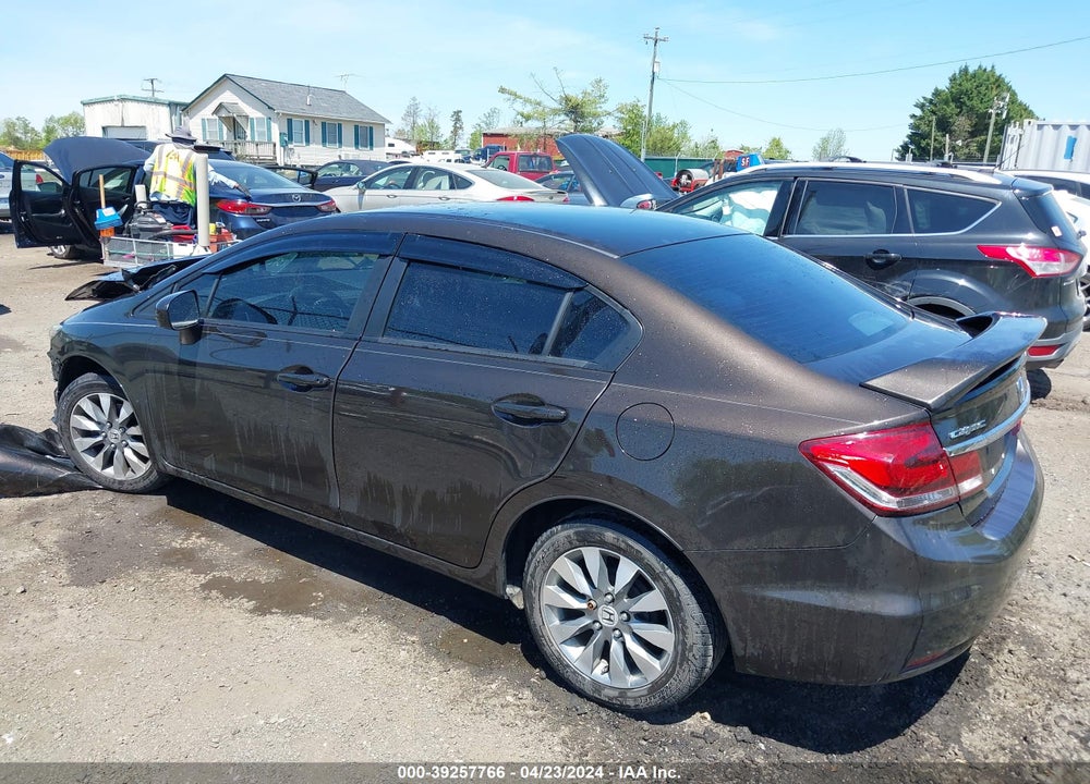 2014 HONDA CIVIC LX VIN: 2HGFB2F50EH526989