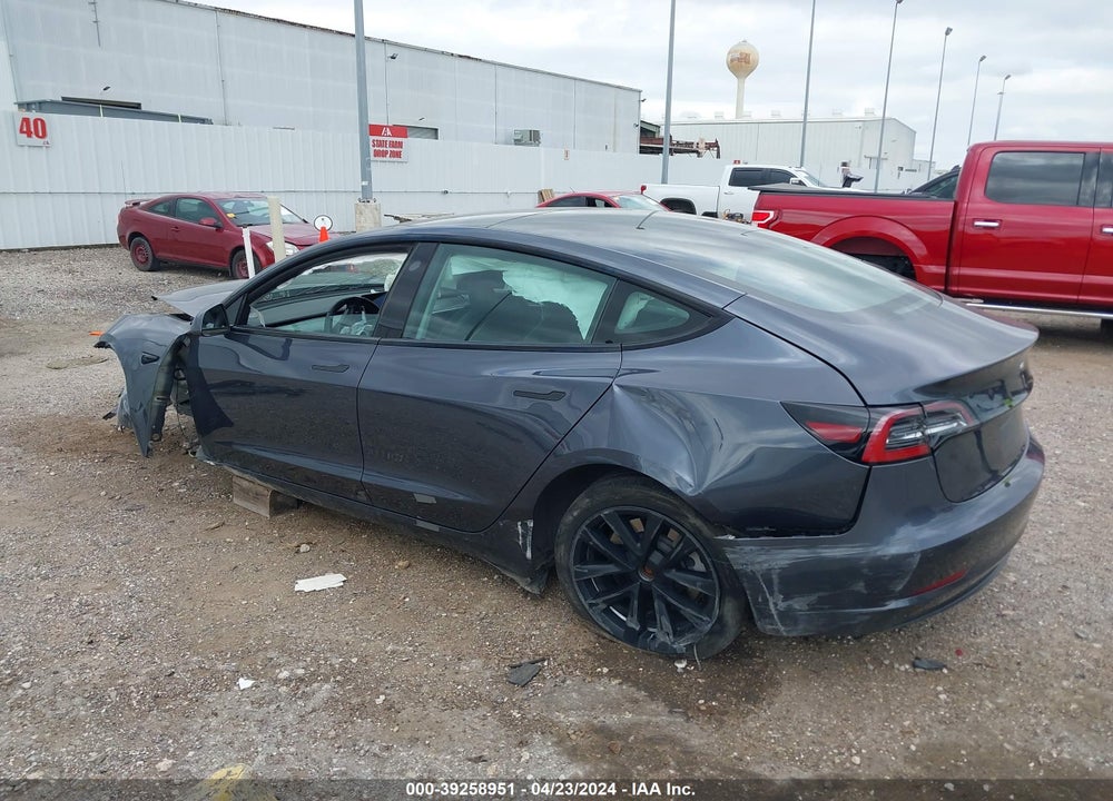 2022 TESLA MODEL 3 VIN: 5YJ3E1EA9NF189391