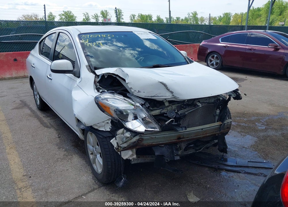 2012 NISSAN VERSA 1.6 SL VIN: 3N1CN7AP9CL819490