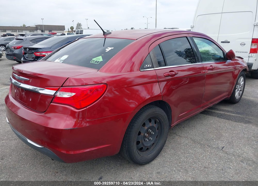 2014 CHRYSLER 200 LX VIN: 1C3CCBAB6EN213291