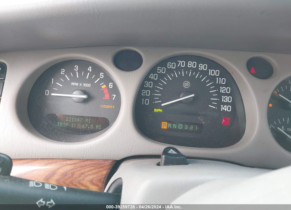 2003 BUICK LESABRE CUSTOM VIN: 1G4HP54K534136964