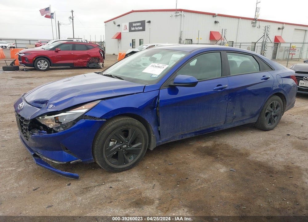 2023 HYUNDAI ELANTRA SEL VIN: KMHLM4AG9PU588581