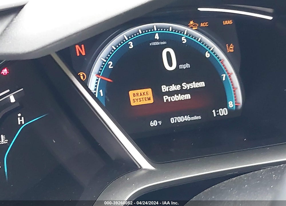 2019 HONDA CIVIC EX VIN: 19XFC1F36KE004413