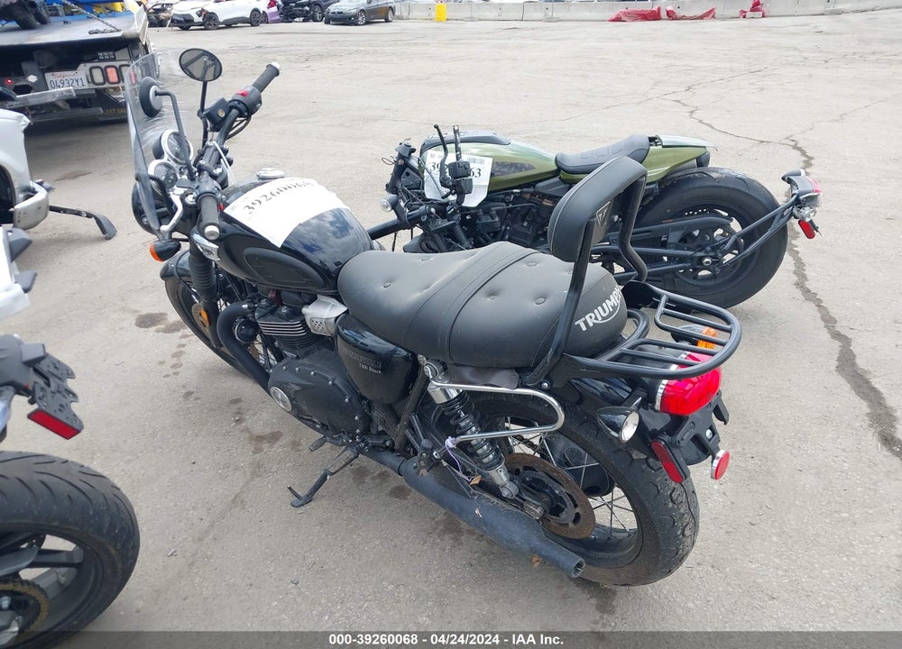 2018 TRIUMPH MOTORCYCLE BONNEVILLE T100 VIN: SMTD10GN1JT833369