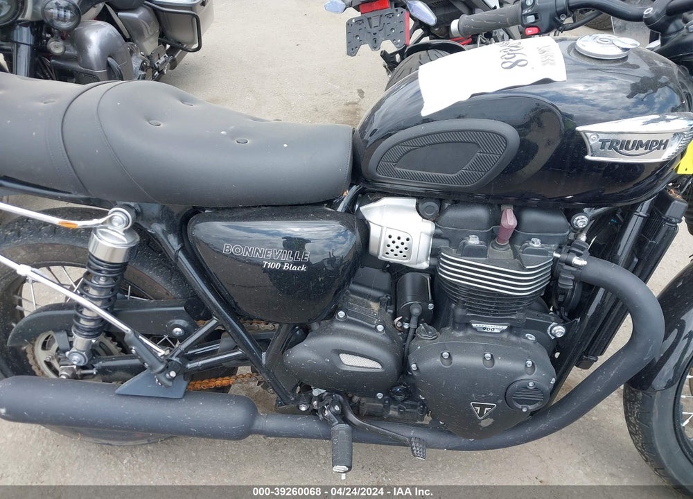 2018 TRIUMPH MOTORCYCLE BONNEVILLE T100 VIN: SMTD10GN1JT833369