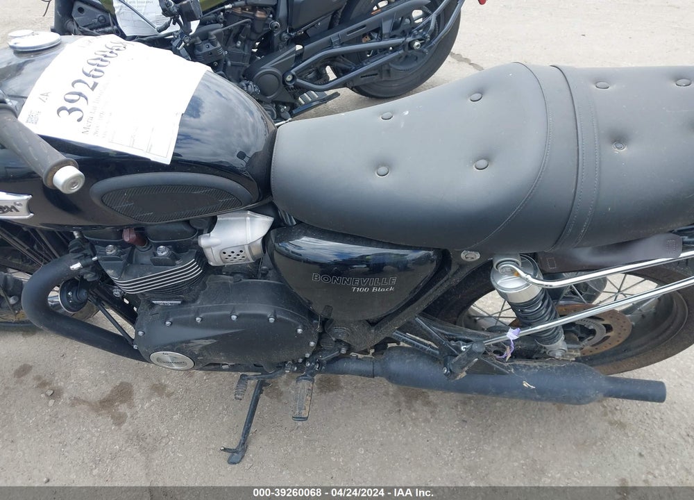 2018 TRIUMPH MOTORCYCLE BONNEVILLE T100 VIN: SMTD10GN1JT833369