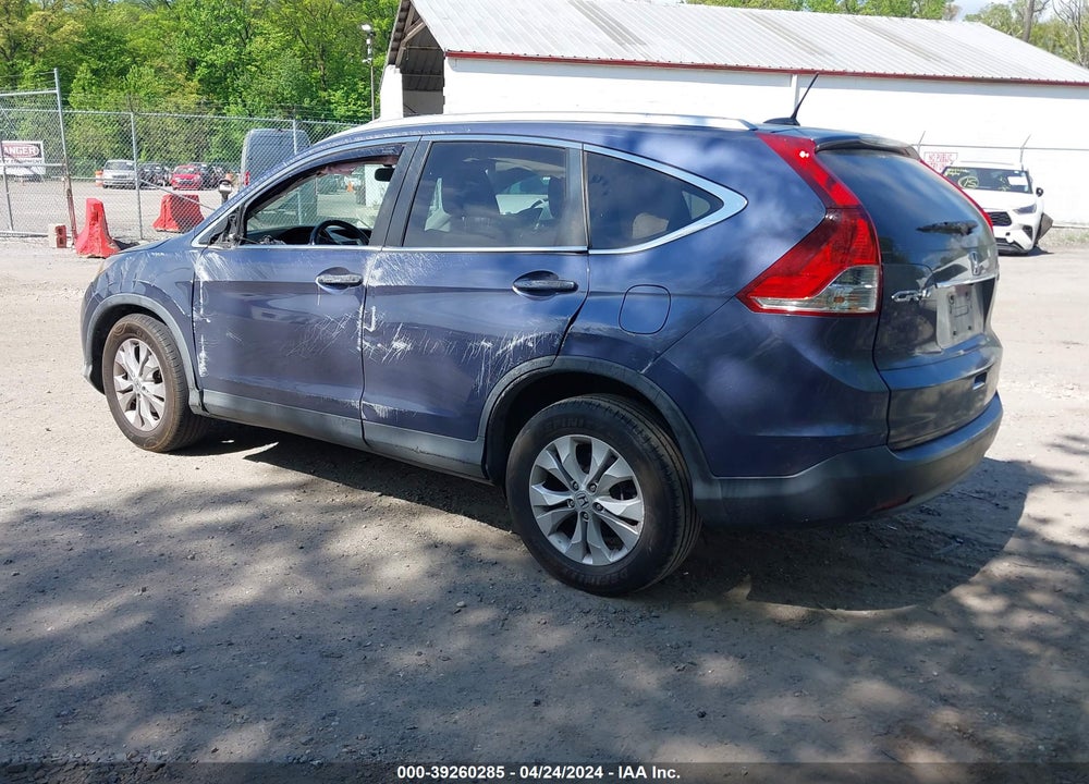 2013 HONDA CR-V EX-L VIN: 2HKRM4H77DH653258