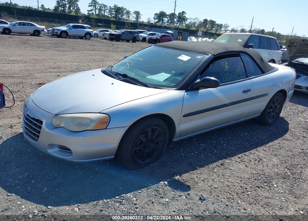 2006 CHRYSLER SEBRING GTC VIN: 1C3EL75R76N125638