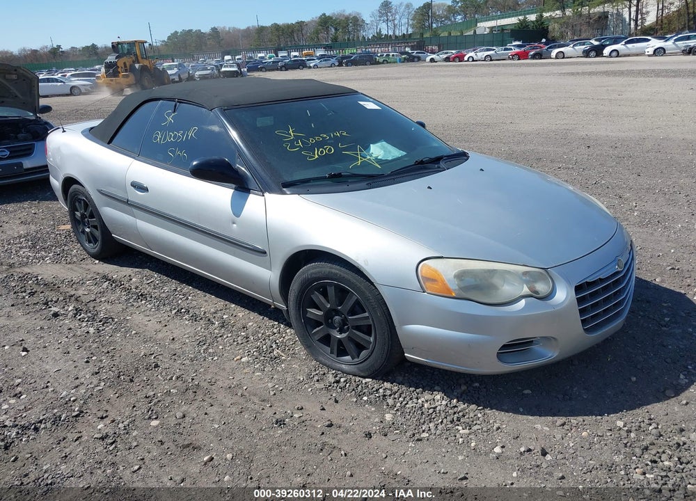 2006 CHRYSLER SEBRING GTC VIN: 1C3EL75R76N125638