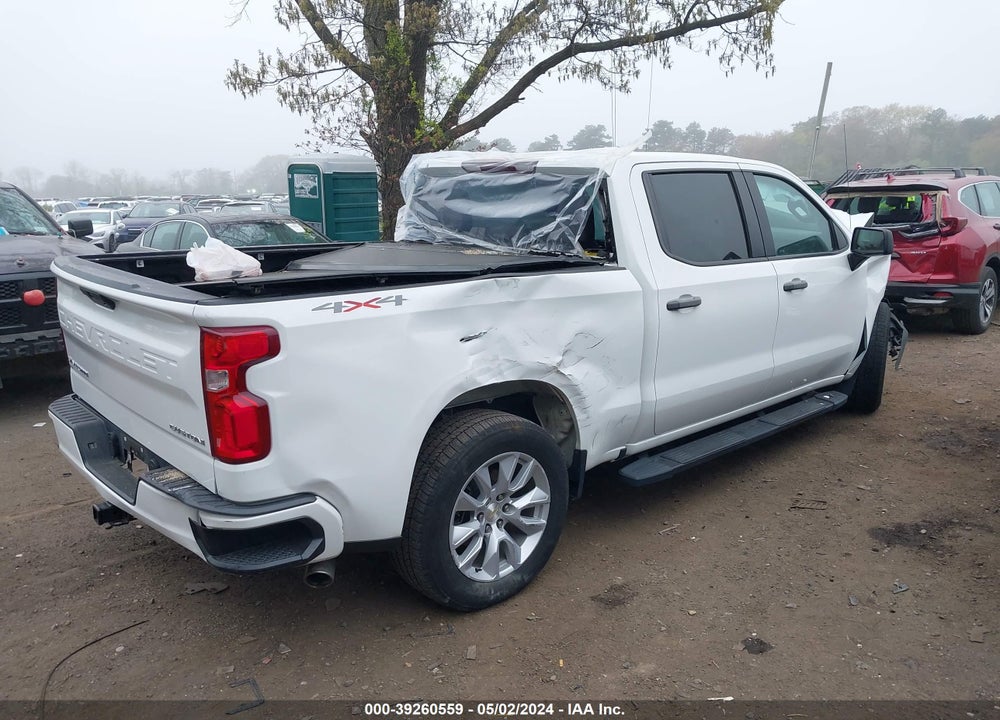 2019 CHEVROLET SILVERADO 1500 CUSTOM VIN: 3GCPYBEH4KG196329