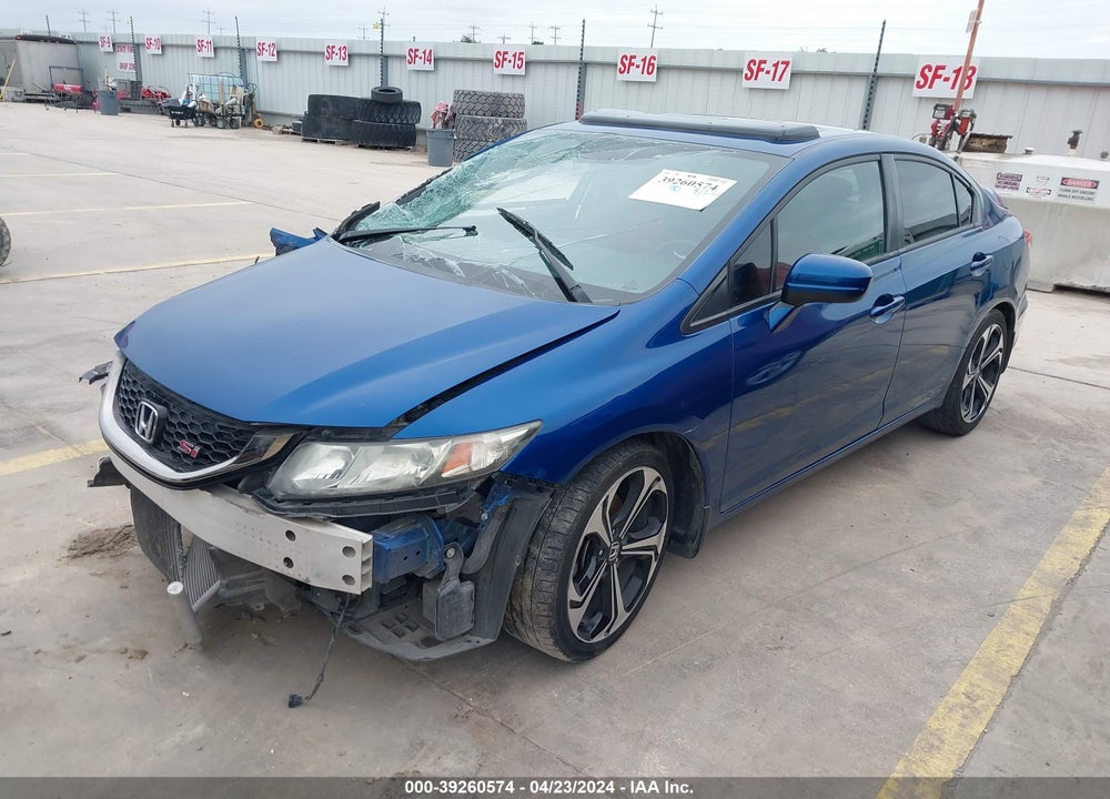 2015 HONDA CIVIC SI VIN: 2HGFB6E50FH702837