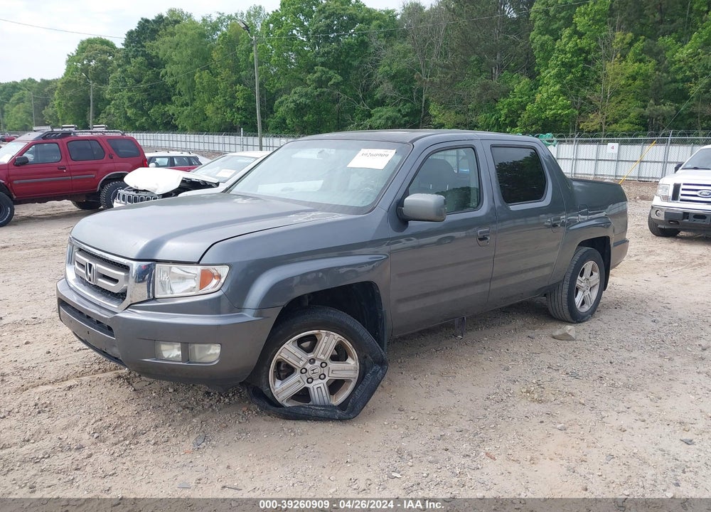 2010 HONDA RIDGELINE RTL VIN: 5FPYK1F56AB011004
