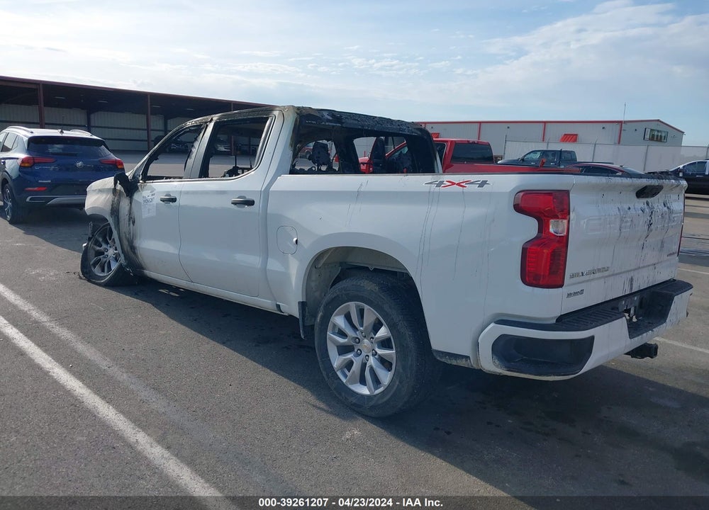 2023 CHEVROLET SILVERADO 1500 4WD SHORT BED CUSTOM VIN: 3GCPDBEK7PG267781