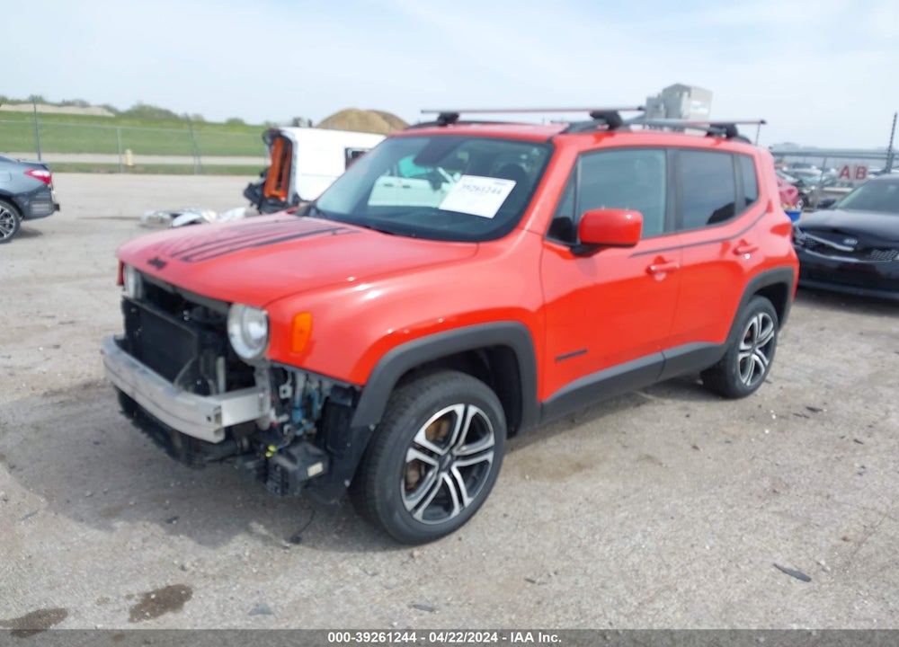 2016 JEEP RENEGADE LATITUDE VIN: ZACCJBBW2GPE38420