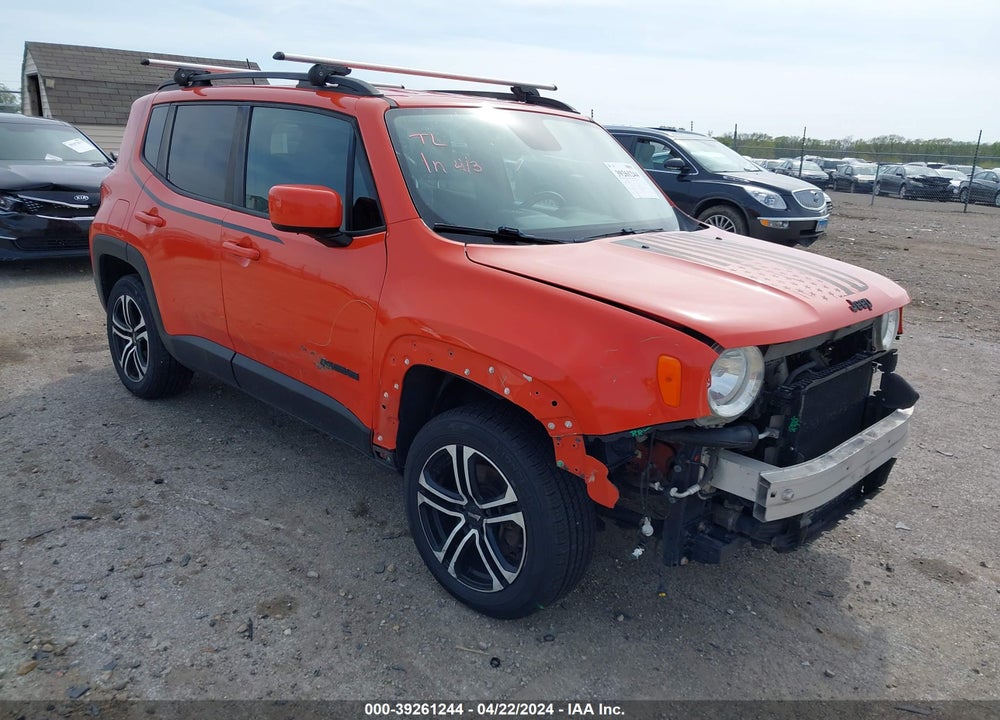 2016 JEEP RENEGADE LATITUDE VIN: ZACCJBBW2GPE38420