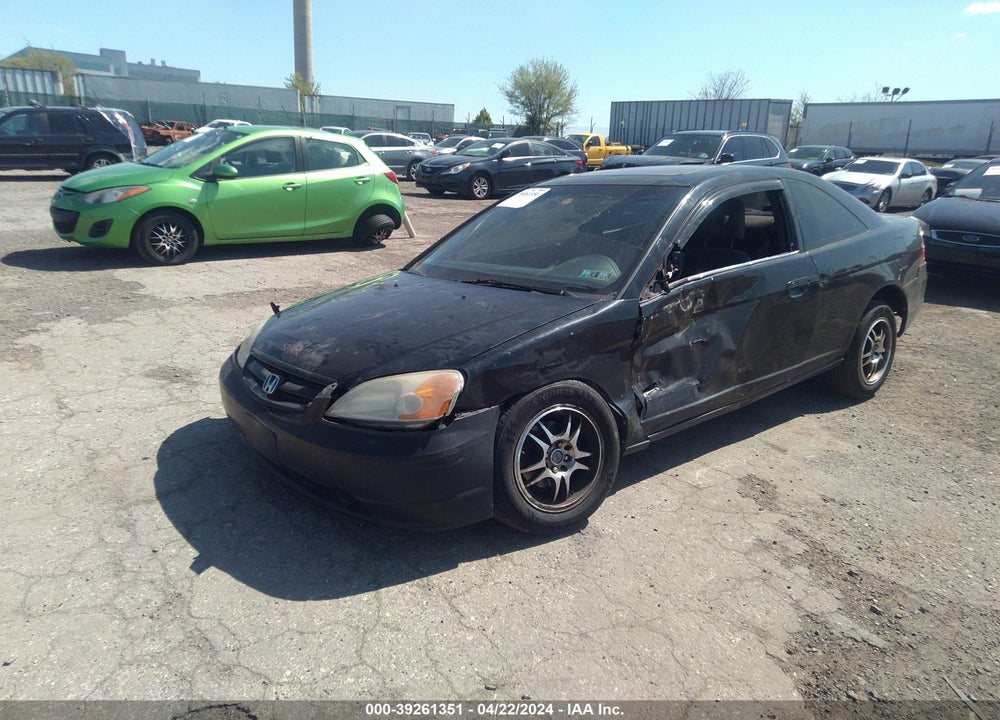 2002 HONDA CIVIC EX VIN: 1HGEM21902L076694