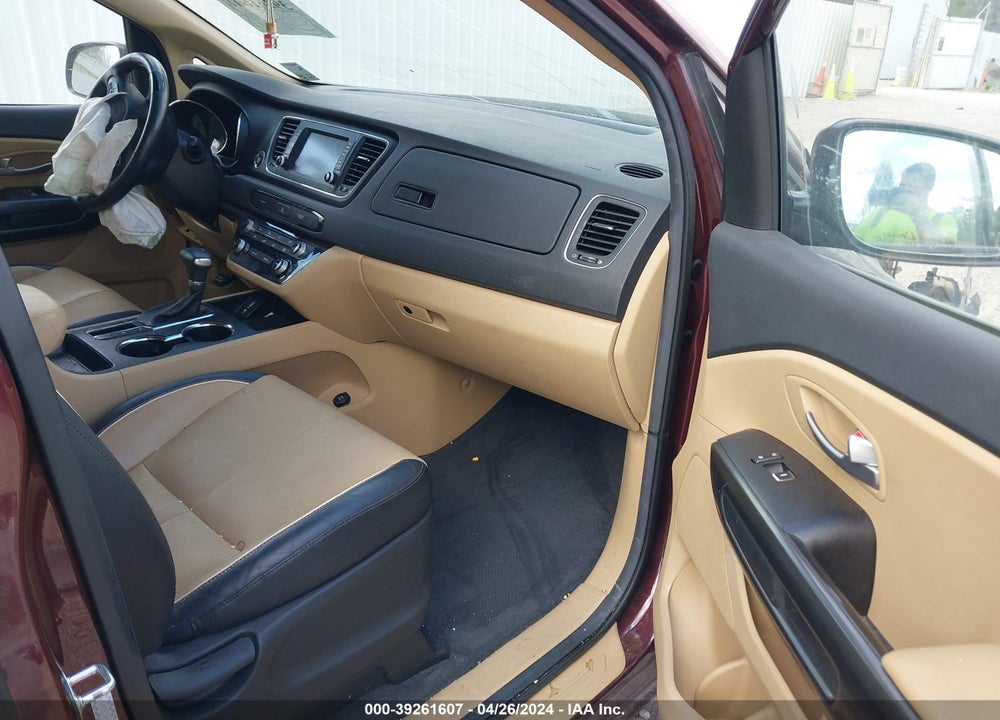 2019 KIA SEDONA EX VIN: KNDMB5C10K6533740