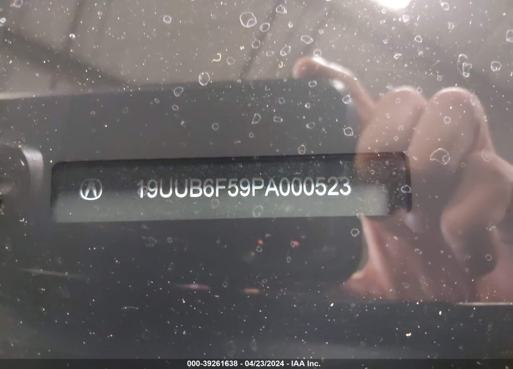 2023 ACURA TLX A-SPEC PACKAGE VIN: 19UUB6F59PA000523