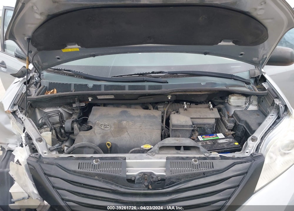 2013 TOYOTA SIENNA L V6 7 PASSENGER VIN: 5TDZK3DCXDS353842
