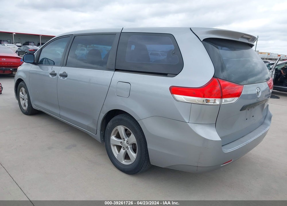 2013 TOYOTA SIENNA L V6 7 PASSENGER VIN: 5TDZK3DCXDS353842