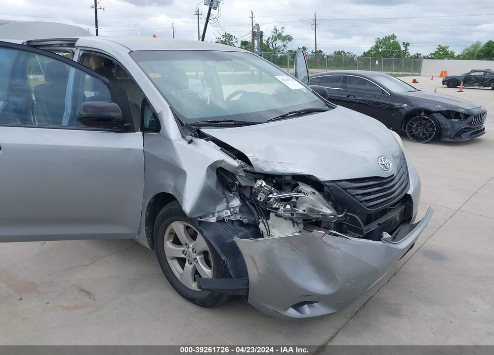 2013 TOYOTA SIENNA L V6 7 PASSENGER VIN: 5TDZK3DCXDS353842