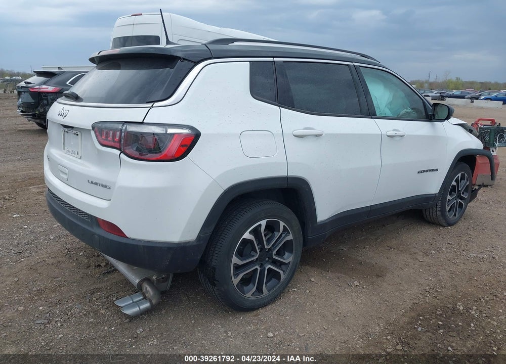 2022 JEEP COMPASS LIMITED 4X4 VIN: 3C4NJDCB2NT184939