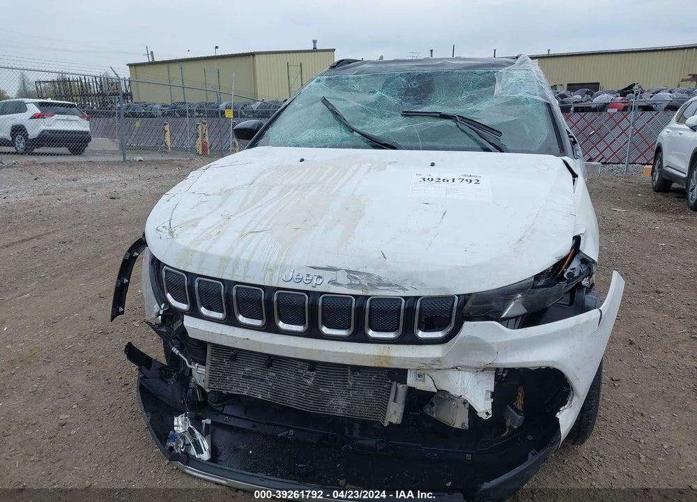 2022 JEEP COMPASS LIMITED 4X4 VIN: 3C4NJDCB2NT184939
