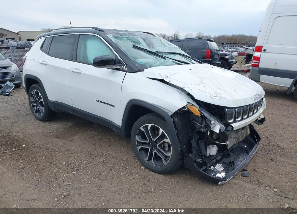 2022 JEEP COMPASS LIMITED 4X4 VIN: 3C4NJDCB2NT184939