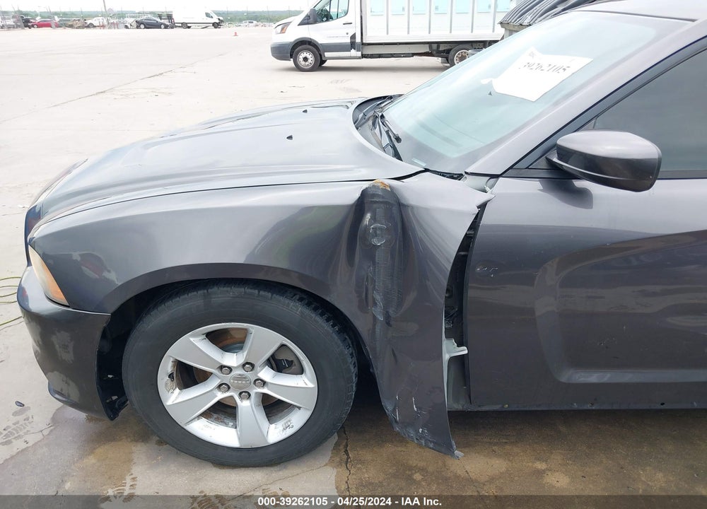 2013 DODGE CHARGER SE VIN: 2C3CDXBG5DH693612