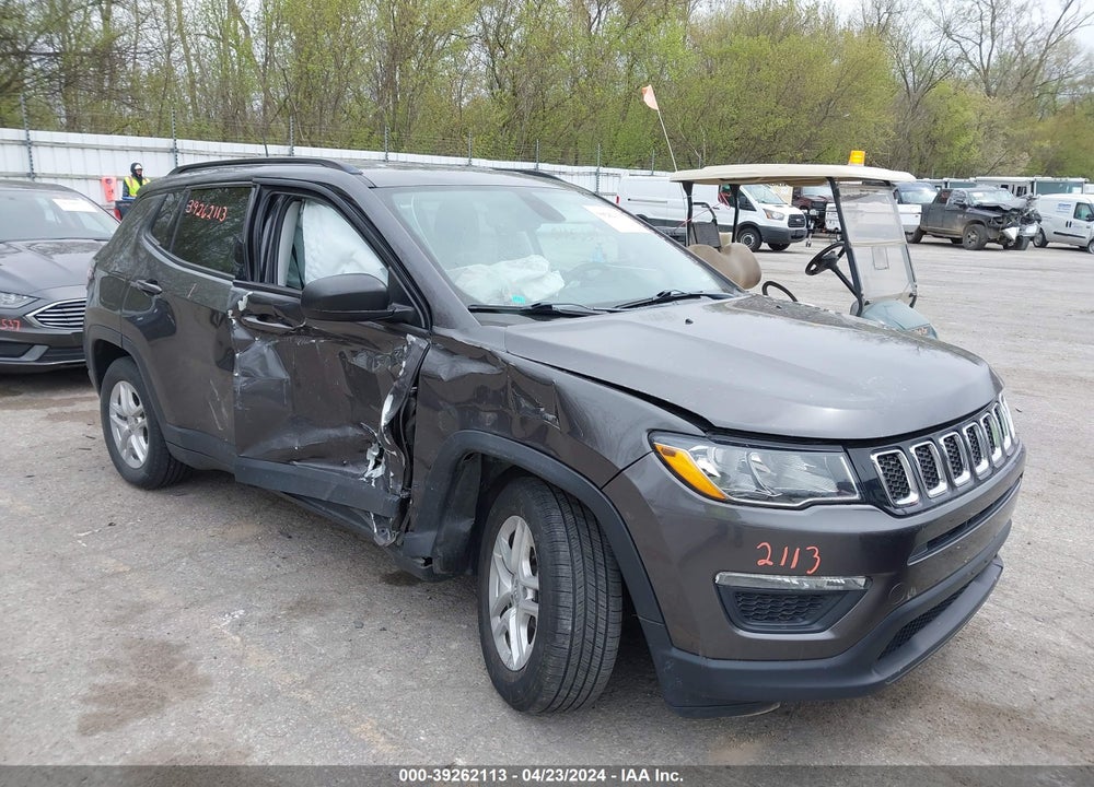2018 JEEP COMPASS SPORT FWD VIN: 3C4NJCAB4JT468533