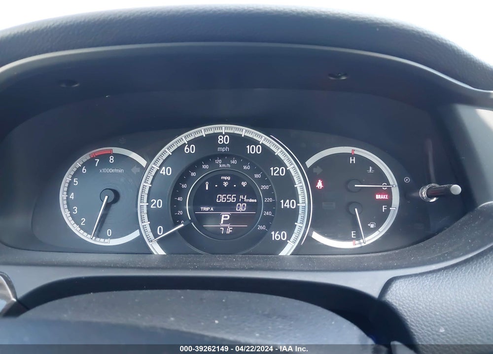 2016 HONDA ACCORD EX VIN: 1HGCR2F77GA011649