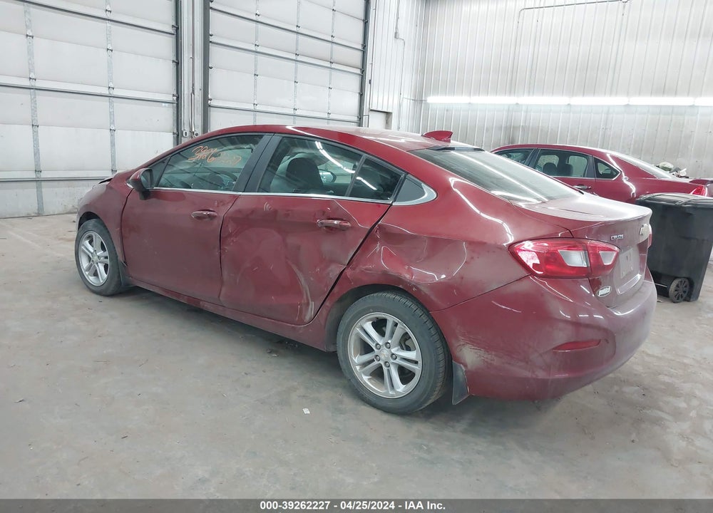 2018 CHEVROLET CRUZE LT AUTO VIN: 1G1BE5SM4J7245523