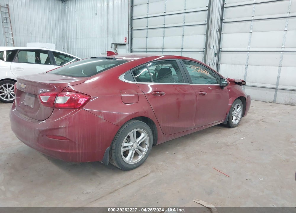 2018 CHEVROLET CRUZE LT AUTO VIN: 1G1BE5SM4J7245523