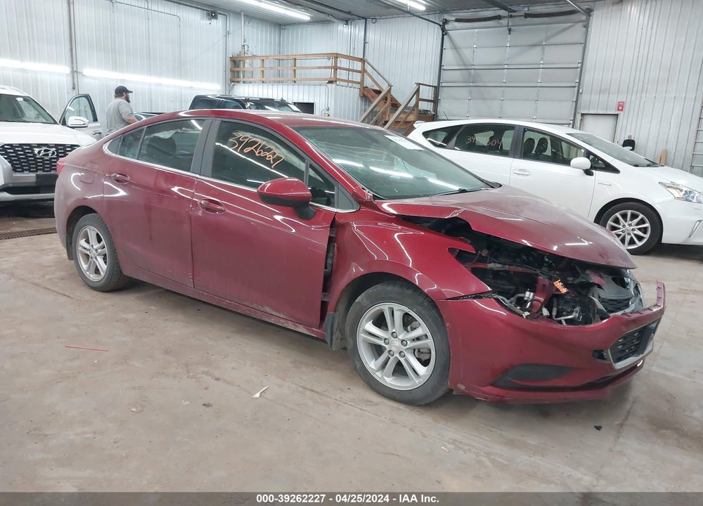 2018 CHEVROLET CRUZE LT AUTO VIN: 1G1BE5SM4J7245523