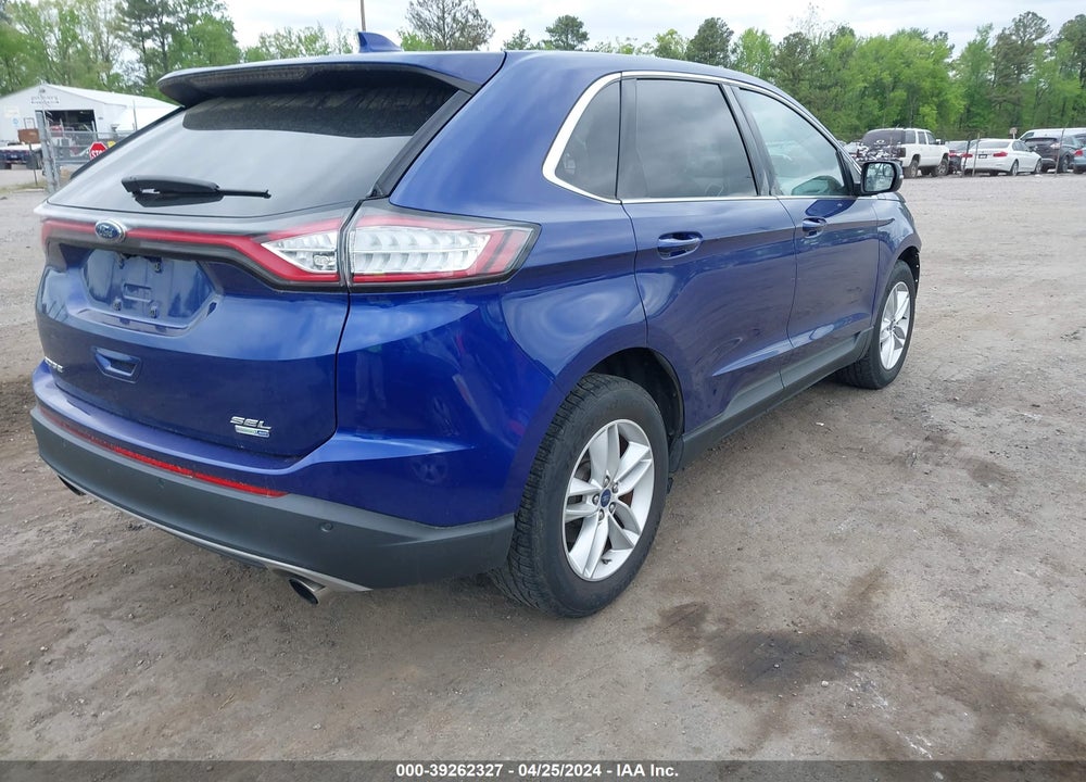 2015 FORD EDGE SEL VIN: 2FMTK4J95FBB20259