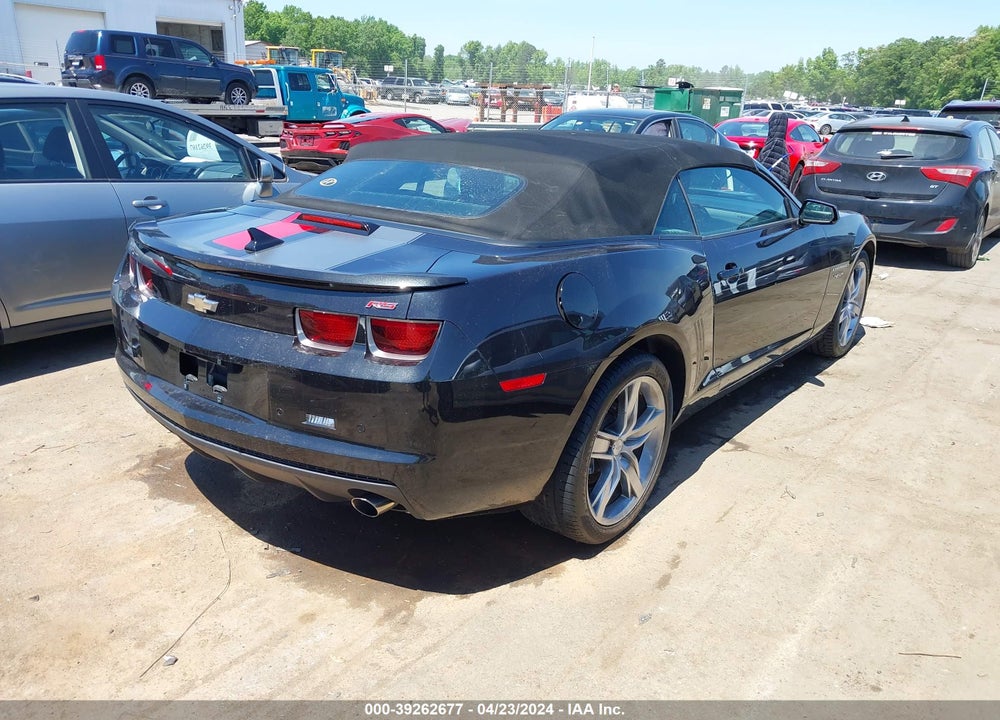 2012 CHEVROLET CAMARO 2LT VIN: 2G1FC3D34C9175328
