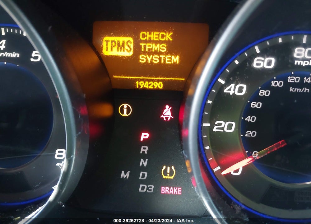 2008 ACURA MDX VIN: 2HNYD282X8H509393