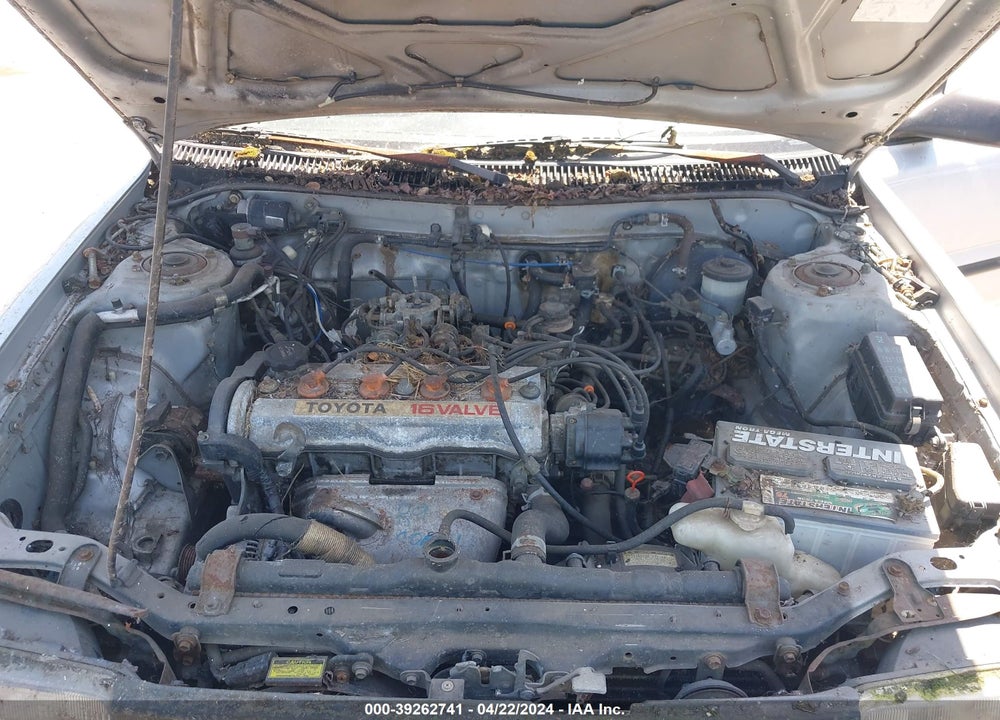 1989 TOYOTA COROLLA DLX VIN: 1NXAE92E4KZ061023