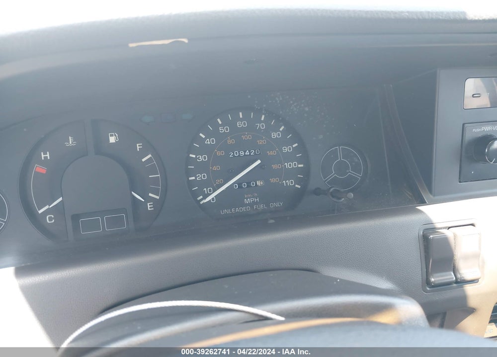 1989 TOYOTA COROLLA DLX VIN: 1NXAE92E4KZ061023